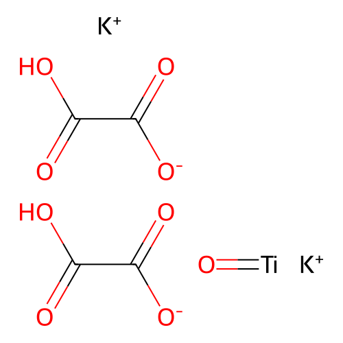 Dipotassium;2-hydroxy-2-oxoacetate;oxotitanium structure