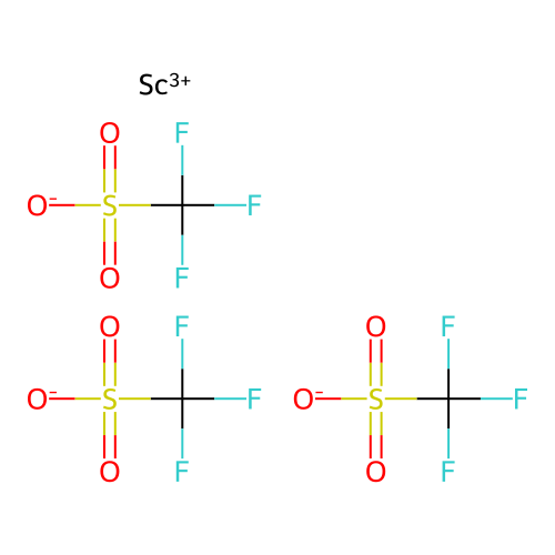 三氟甲磺酸钪 structure