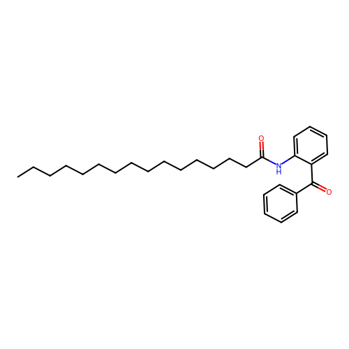 N-(2-苯甲酰基苯基)十六烷酰胺 structure