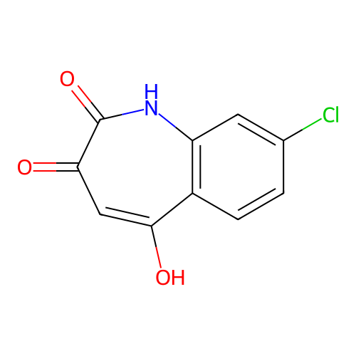 8-Chloro-3-hydroxy-1H-benzo[b]azepine-2,5-dione structure