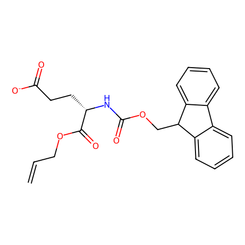 L-Glutamic acid, N-[(9H-fluoren-9-ylmethoxy)carbonyl]-, 1-(2-propen-1-yl) ester structure