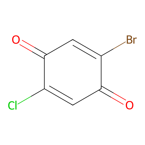 2,5-Chlorbrom-1,4-benzochinon structure