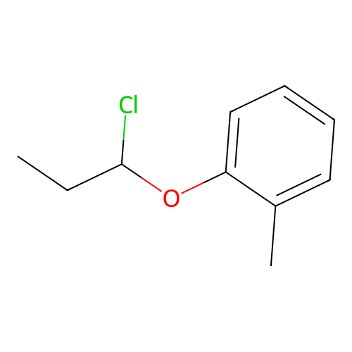 1-(1-Chloropropoxy)-2-methylbenzene structure