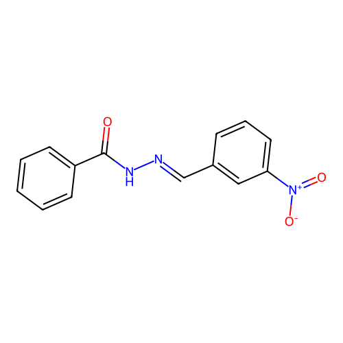 n'-(3-Nitrobenzylidene)benzohydrazide structure