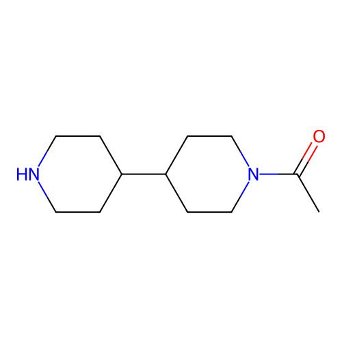 1-Acetyl-4,4'-bipiperidine structure