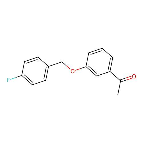1-[3-[(4-Fluorophenyl)methoxy]phenyl]ethanone structure