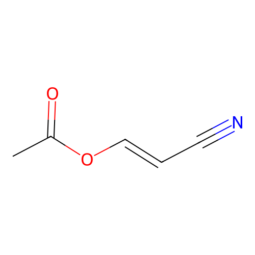 [(E)-2-cyanoethenyl] acetate structure