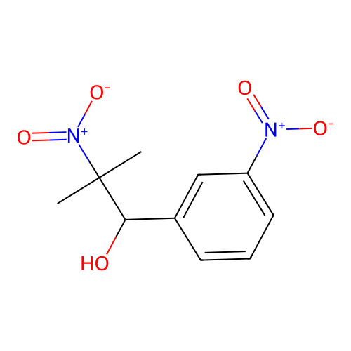 2-Methyl-2-nitro-1-(3-nitrophenyl)propan-1-ol structure