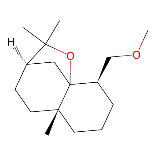 9-(Methoxymethyl)-2,2,5a-trimethyloctahydro-2H-3,9a-methano-1-benzoxepine structure