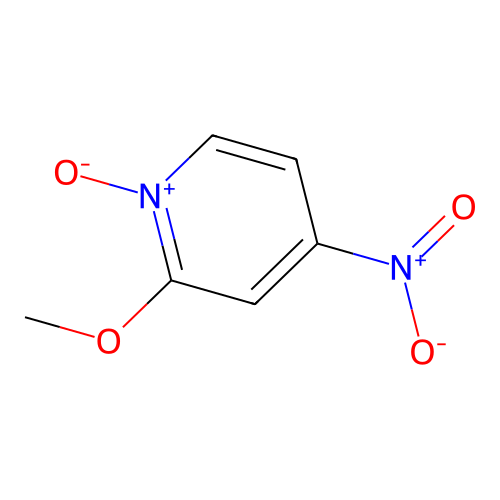 2-Methoxy-4-nitropyridine-n-oxide structure