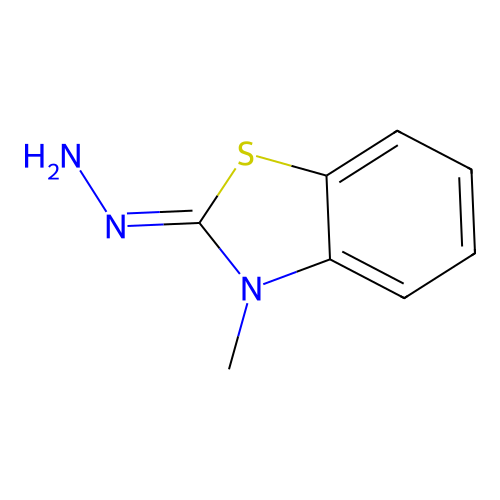 3-Methyl-2-benzothiazolone hydrazone structure