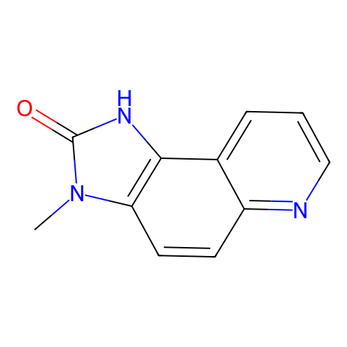 3-Methyl-2-hydroxy-3H-imidazo[4,5-F]quinoline structure