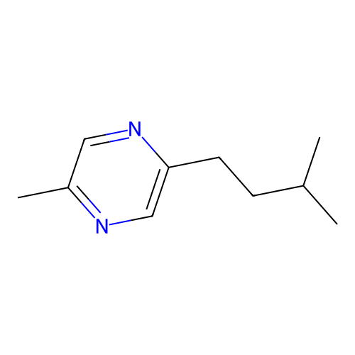 2-Methyl-5-isopentylpyrazine structure
