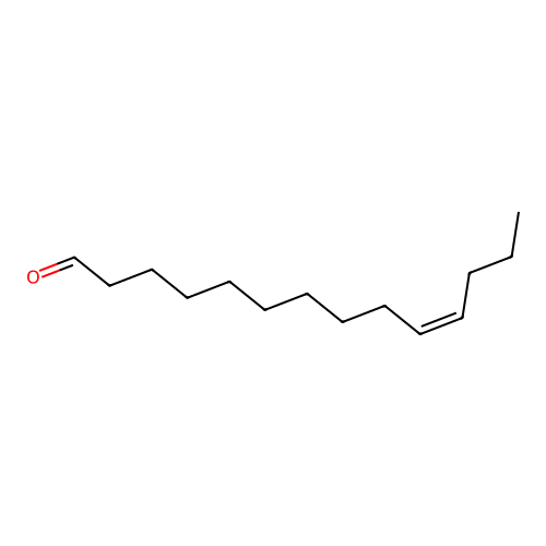 (Z)-tetradec-10-enal structure