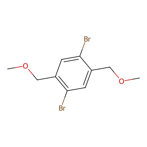 1,4-Dibromo-2,5-bis(methoxymethyl)benzene structure