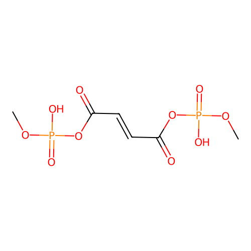 Fumaroyl bis(methylphosphate) structure