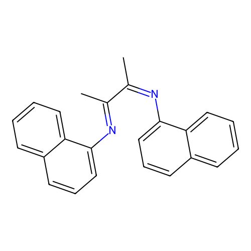 2-N,3-N-dinaphthalen-1-ylbutane-2,3-diimine structure