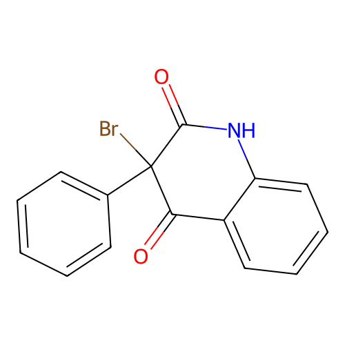 3-bromo-3-phenyl-1H-quinoline-2,4-dione structure