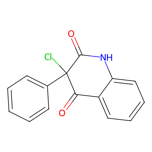 3-chloro-3-phenyl-1H-quinoline-2,4-dione structure