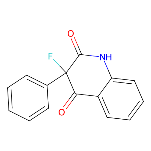 3-fluoro-3-phenyl-2,4(1H,3H)-quinolinedione structure