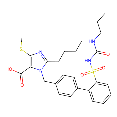 Fonsartan游离酸 structure