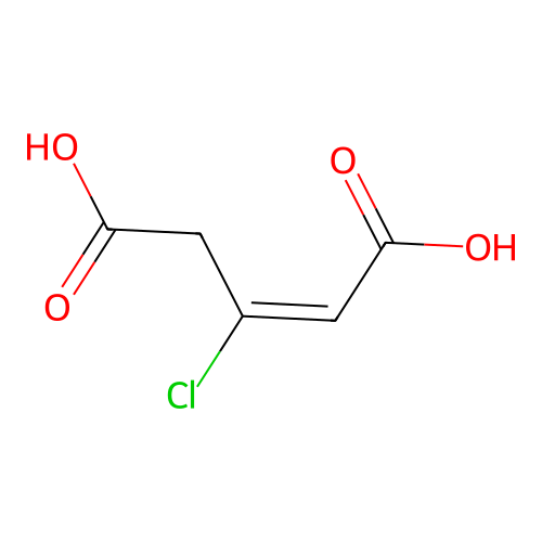 3-Chloropent-2-enedioic acid structure