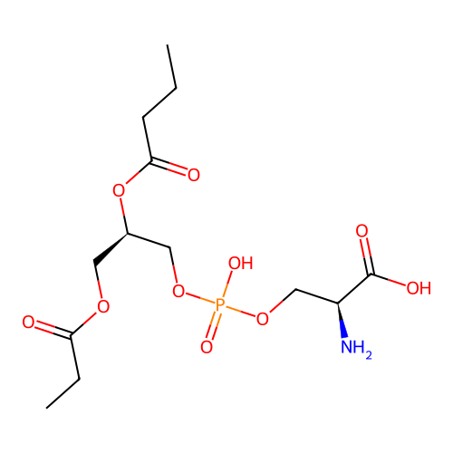 磷脂絲胺酸 structure