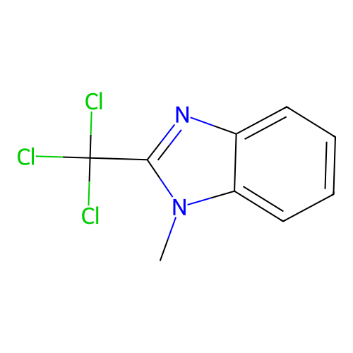 1H-Benzimidazole, 1-methyl-2-(trichloromethyl)- structure