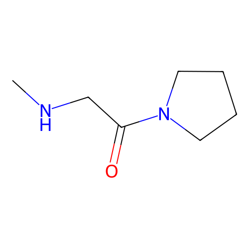 2-(Methylamino)-1-(pyrrolidin-1-yl)ethanone structure