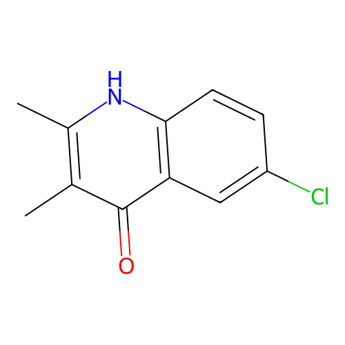 6-Chloro-2,3-dimethylquinolin-4-ol structure