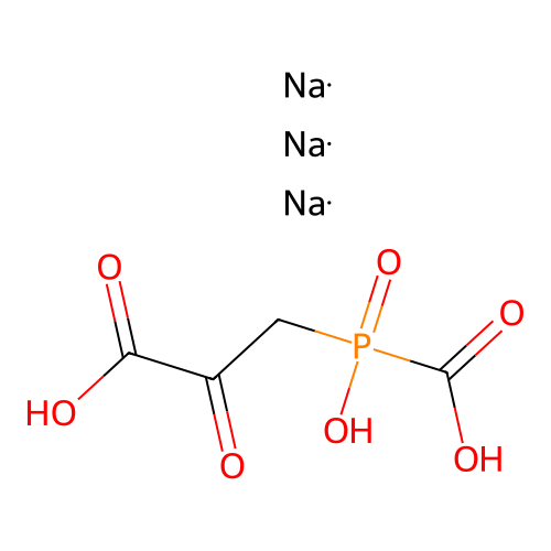 Carboxyphosphinopyruvic acid structure