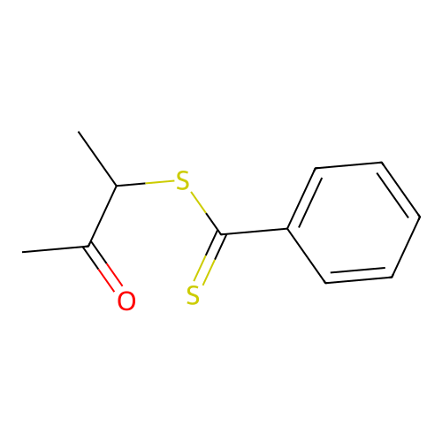 3-Oxobutan-2-yl benzenecarbodithioate structure