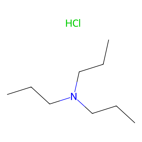 Tripropylamine hydrochloride structure