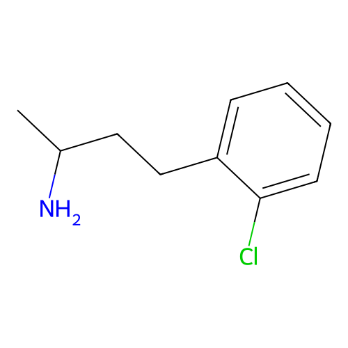 4-(2-Chlorophenyl)butan-2-amine structure
