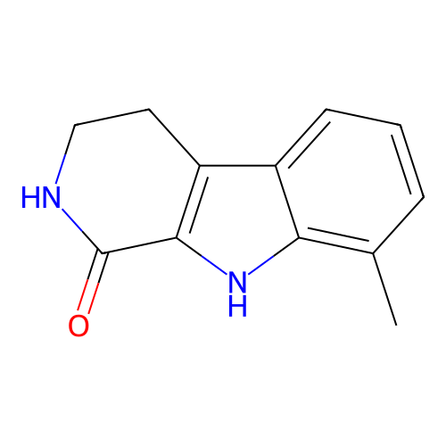 8-Methyl-2,3,4,9-tetrahydro-1h-beta-carbolin-1-one structure
