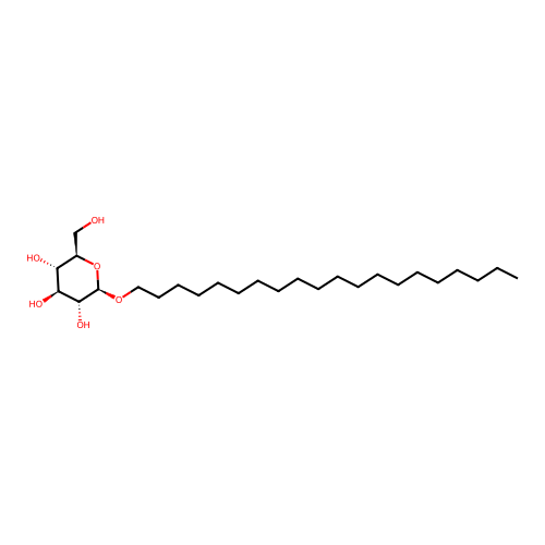 Arachidyl Glucoside structure