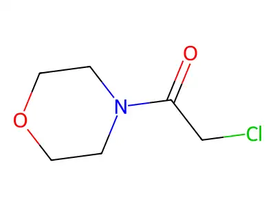Morpholine, 4-(chloroacetyl)- structure