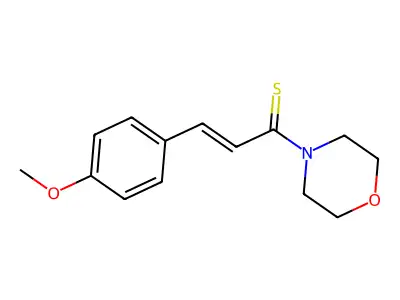4-(4-Methoxythiocinnamoyl)morpholine structure