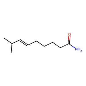 6-Nonenamide, 8-methyl-, (E)- structure
