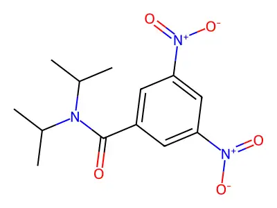 N,N-Diisopropyl-3,5-dinitrobenzamide structure