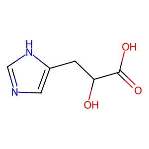 L-β-咪唑乳酸 structure