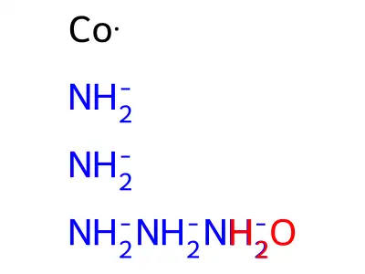 Azanide;cobalt;hydrate structure