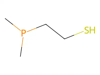 Ethanethiol, 2-(dimethylphosphino)- structure
