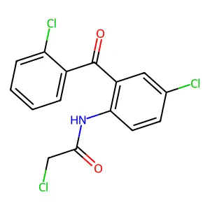 2,4'-Dichloro-2'-o-chlorobenzoylacetanilide structure