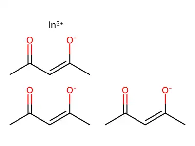 乙酰丙酮铟 structure