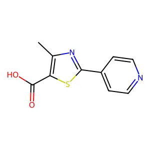 2-(4-Pyridyl)-4-methylthiazole-5-carboxylic acid structure