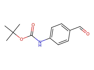 1,1-Dimethylethyl N-(4-formylphenyl)carbamate structure