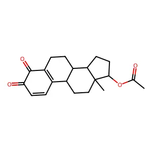 17beta-(Acetyloxy)estra-1,5(10)-diene-3,4-dione structure