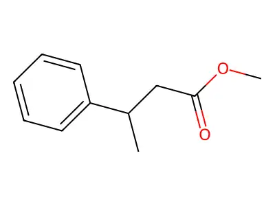 Methyl 3-phenylbutanoate structure