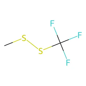 甲基三氟甲基二硫醚 structure